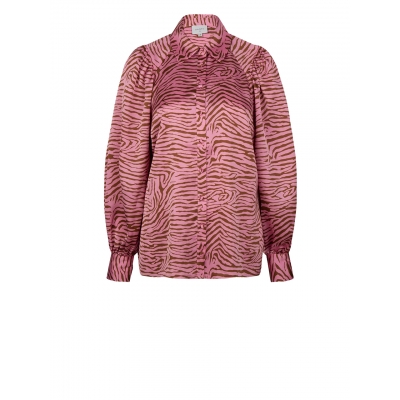Dante 6 Lua Tiger Blouse - Pink Print Dante 6 Lua Tiger Blouse - Pink Print